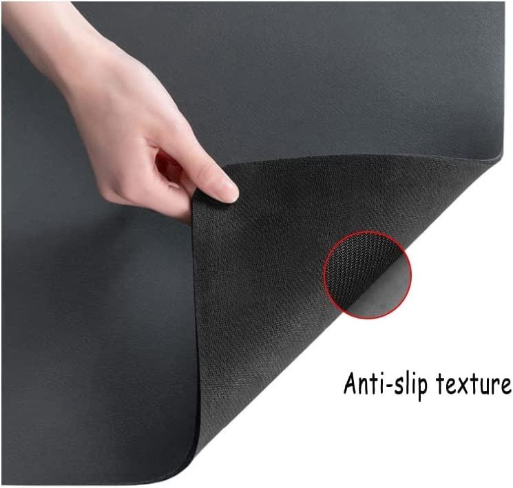 Quick-Drying Mat Ideal for Kitchen & Bathroom- Pack of 2 ((Assorted))